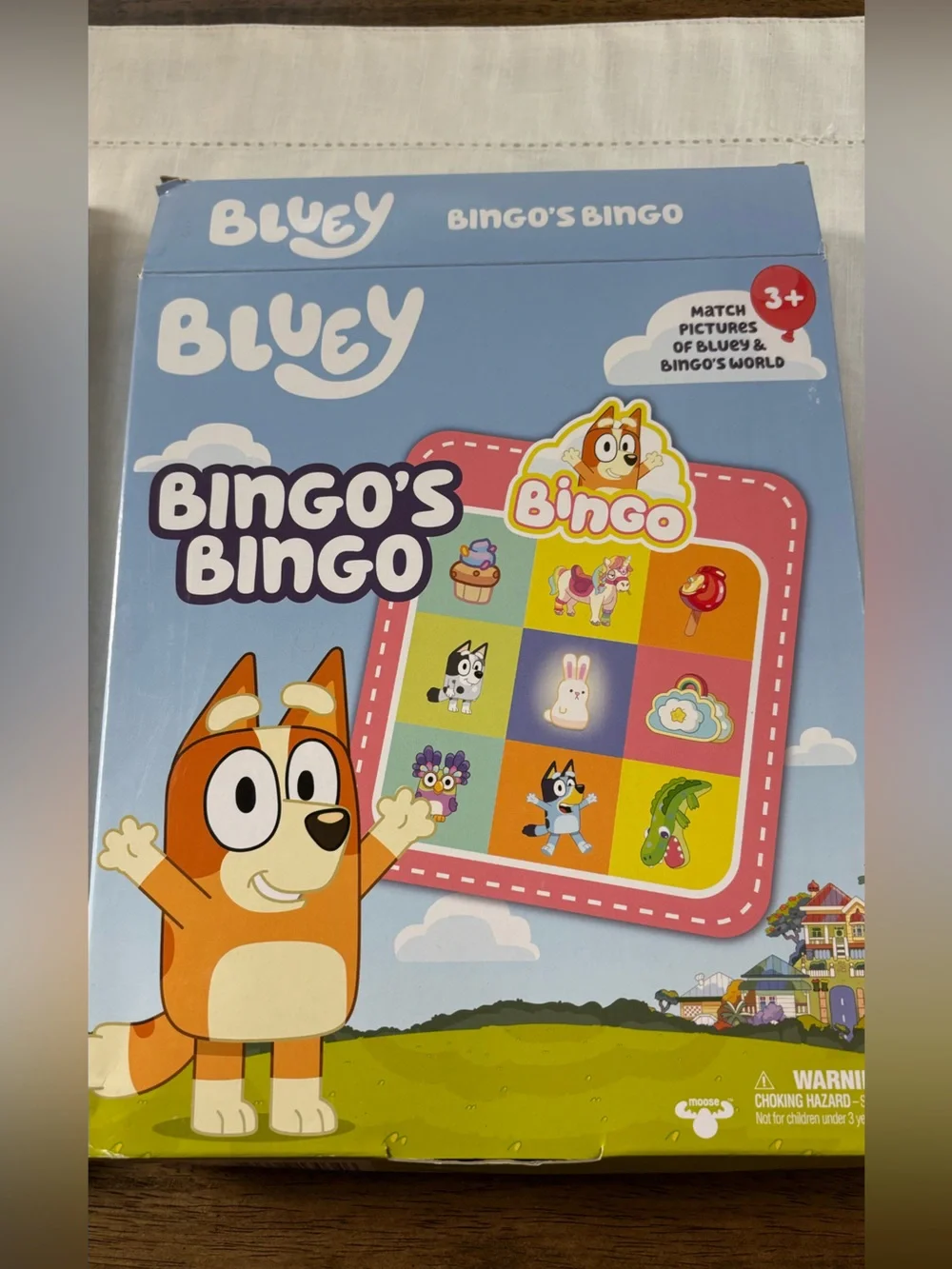 Bluey’s Bingo Kids Game & Hook and Ring Toss Game